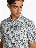 FLEX POPLIN PALM SS SF SHIRT ivory silk allover