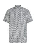 FLEX POPLIN PALM SS SF SHIRT ivory silk allover