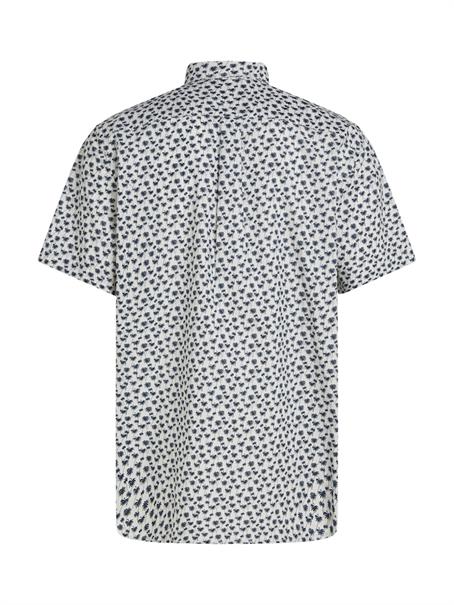 FLEX POPLIN PALM SS SF SHIRT ivory silk allover