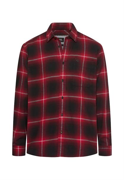 fleXXXactive® Langarmhemd aus leichtem Flanell amaryllis