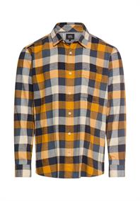 fleXXXactive® Langarmhemd aus leichtem Flanell burned yellow