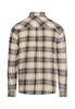 fleXXXactive® Langarmhemd aus leichtem Flanell oatmeal