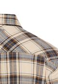 fleXXXactive® Langarmhemd aus leichtem Flanell oatmeal