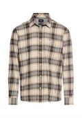fleXXXactive® Langarmhemd aus leichtem Flanell oatmeal