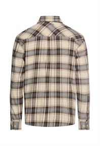 fleXXXactive® Langarmhemd aus leichtem Flanell oatmeal
