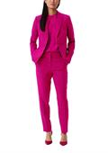 Fließende Cigarette-Pants mit Bügelfalten pink