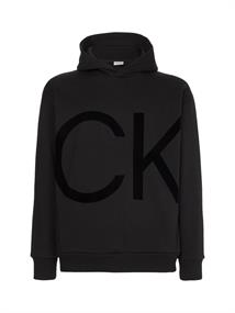 FLOCK LOGO COMFORT HOODIE ck black