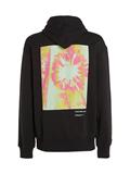 FLORAL GRAPHIC HOODIE ck black