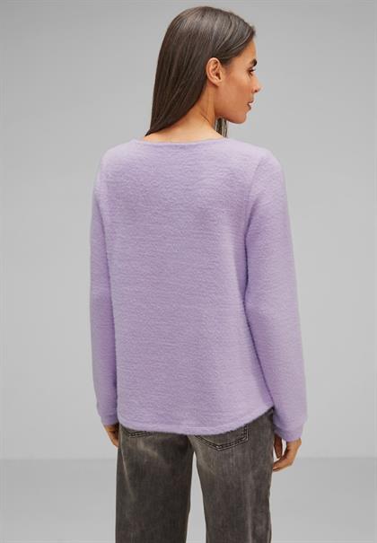 Fluffiges Shirt soft pure lilac