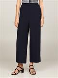FLUID TWILL WIDE LEG CROP desert sky