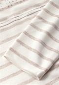 Folienprint Streifenshirt smooth sand beige