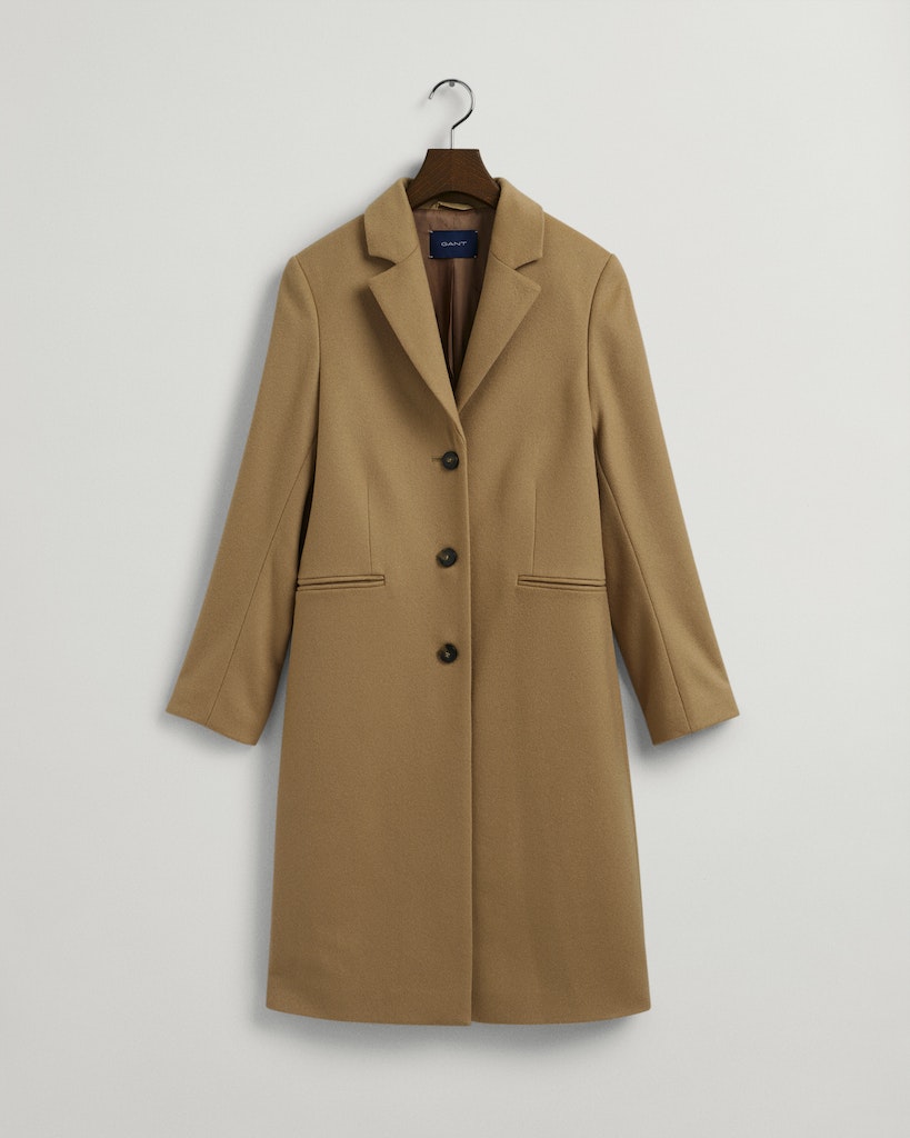 Gant Damen Jacke 4751081 Dark Khaki - wool coat