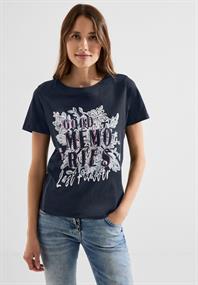 Fotoprint T-Shirt deep blue