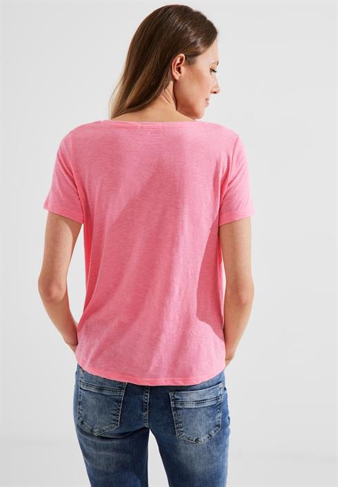 kaufen bei Cecil T-Shirt soft bequem T-Shirt Fotoprint pink online Damen