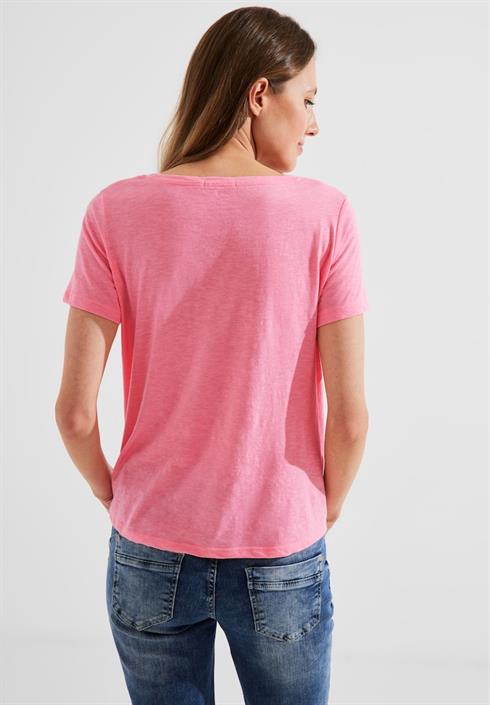 Cecil Damen T-Shirt Fotoprint T-Shirt soft pink bequem online kaufen bei