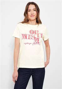 Fotoprint T-Shirt vanilla white