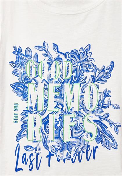 Fotoprint T-Shirt vanilla white