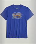 Framed palm originals r t radar blue