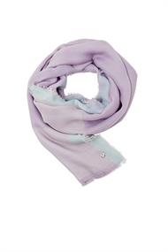 Fransenschal mit Print lilac