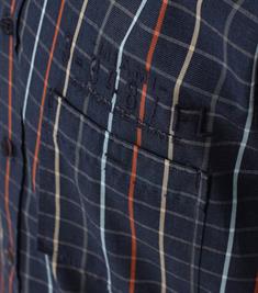 Freizeithemd Kurzarm anthrazit