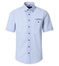 Freizeithemd Kurzarm blau