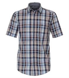 Freizeithemd Kurzarm blau