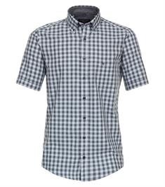 Freizeithemd Kurzarm blau