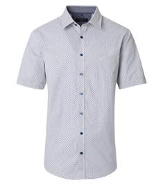 Freizeithemd Kurzarm blau