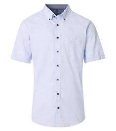 Freizeithemd Kurzarm blau
