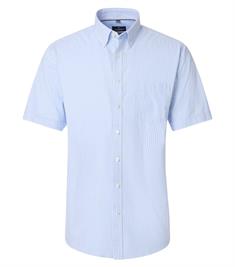 Freizeithemd Kurzarm blau