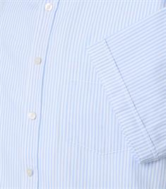 Freizeithemd Kurzarm blau