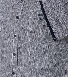 Freizeithemd Kurzarm blau