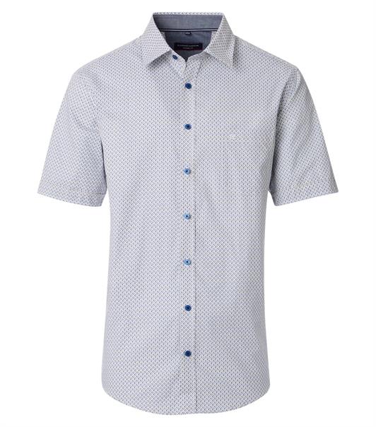 Freizeithemd Kurzarm blau