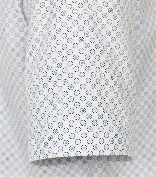 Freizeithemd Kurzarm blau