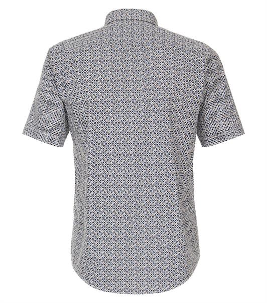 Freizeithemd Kurzarm blau