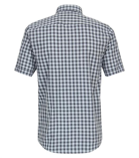 Freizeithemd Kurzarm blau