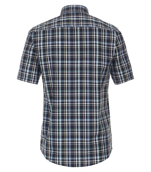 Freizeithemd Kurzarm blau