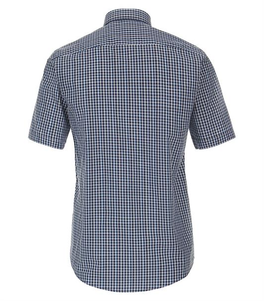 Freizeithemd Kurzarm blau