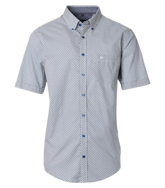 Freizeithemd Kurzarm blau