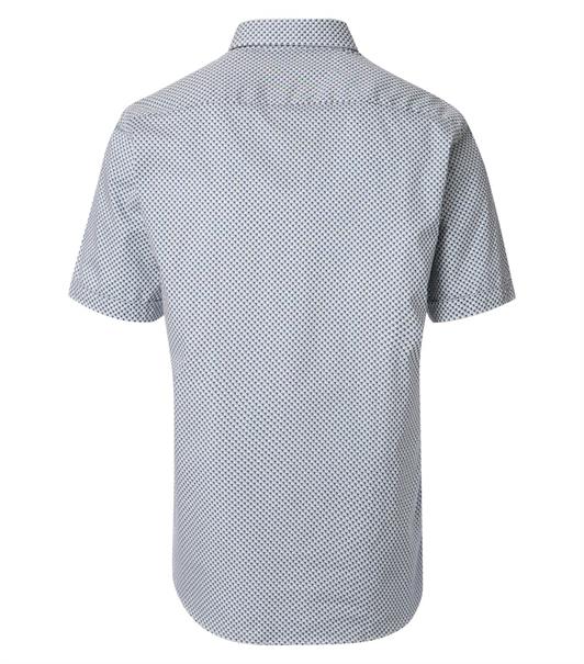 Freizeithemd Kurzarm blau