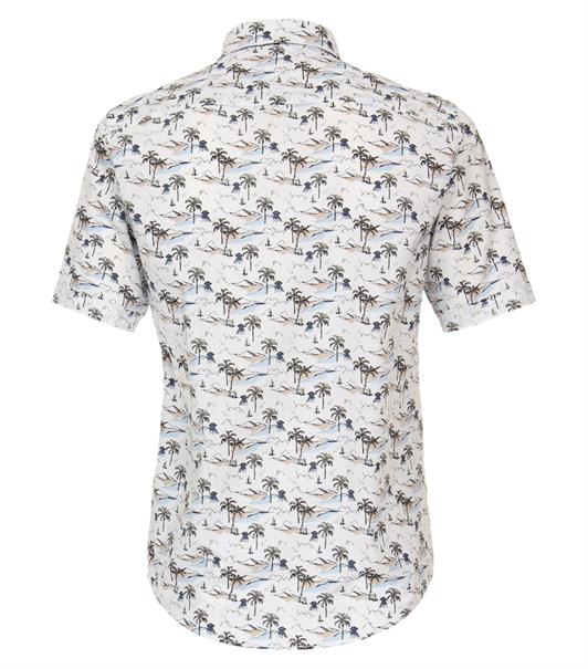 Freizeithemd Kurzarm blau