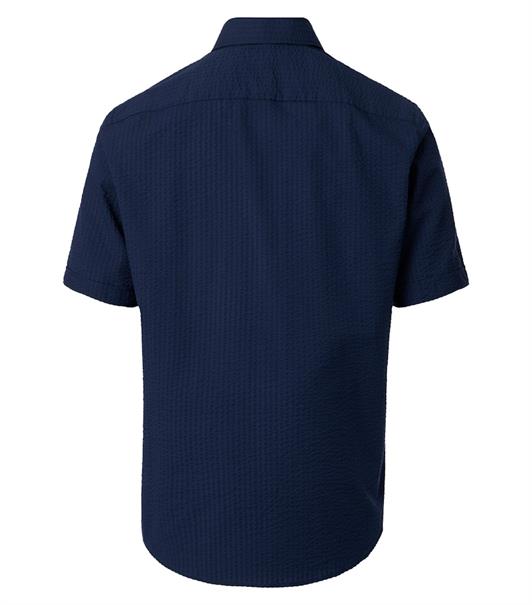 Freizeithemd Kurzarm blau