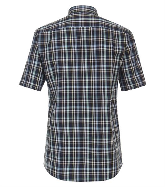 Freizeithemd Kurzarm blau