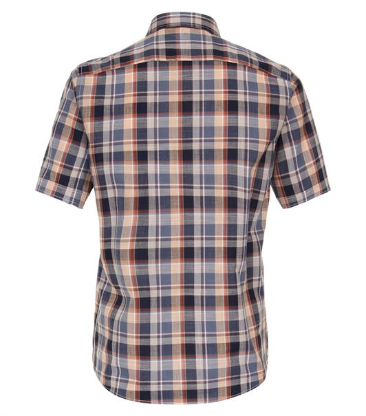 Freizeithemd Kurzarm blau