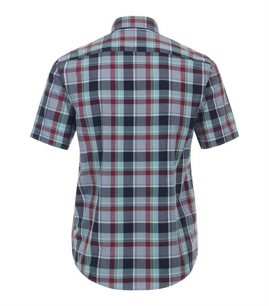 Freizeithemd Kurzarm blau