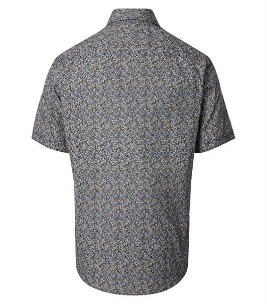 Freizeithemd Kurzarm blau