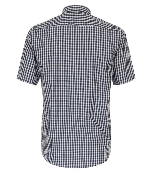 Freizeithemd Kurzarm blau