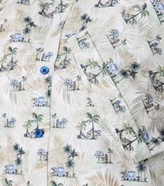 Freizeithemd Kurzarm grün