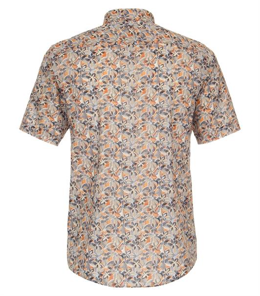 Freizeithemd Kurzarm orange