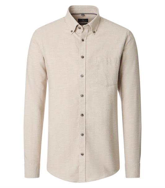 Freizeithemd langarm beige